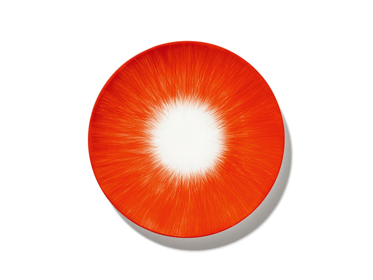 SERAX DE by ANN DEMEULEMEESTER
Plate 14cm White/Red Variation 5