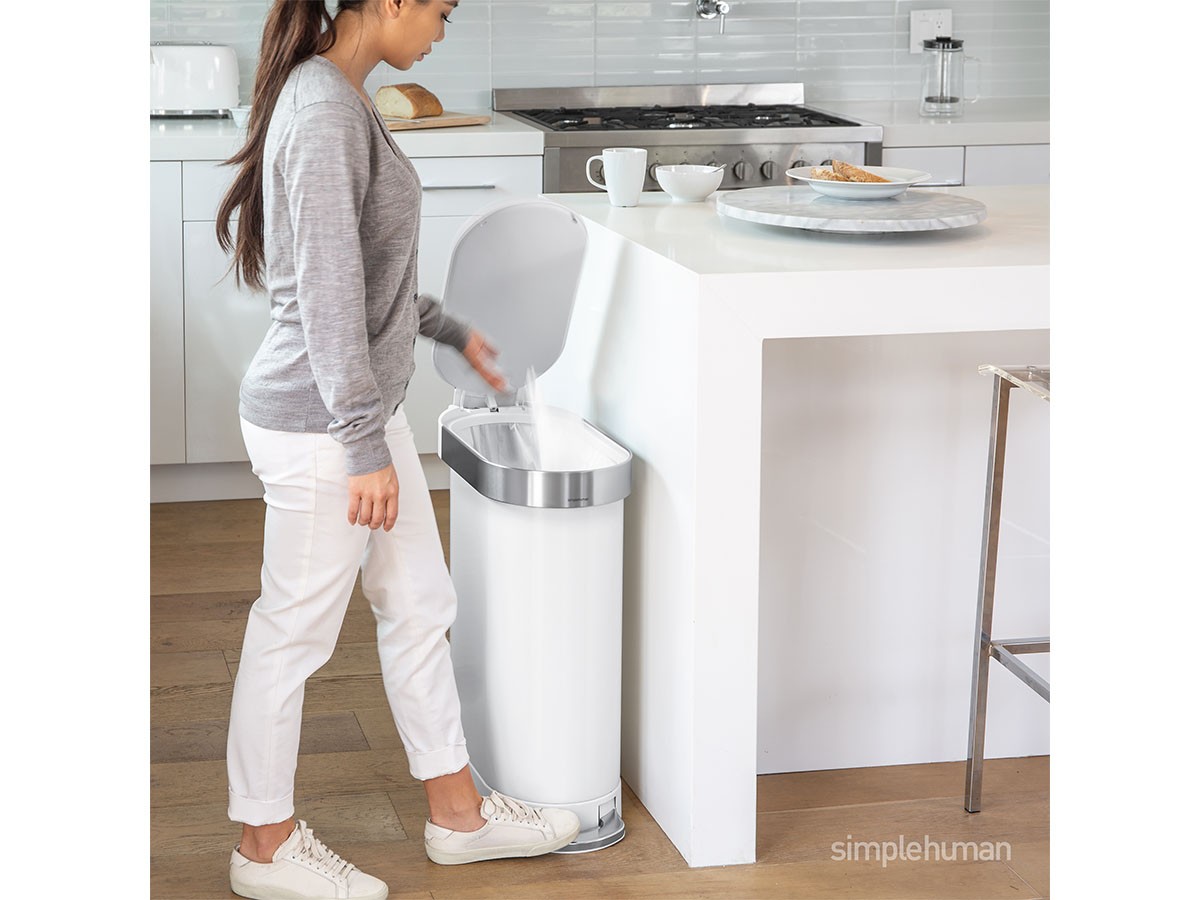 simplehuman Slim Step Can / シンプルヒューマン スリム ステップカン 45L （ごみ箱・玄関小物 > ごみ箱・ダストボックス） 8