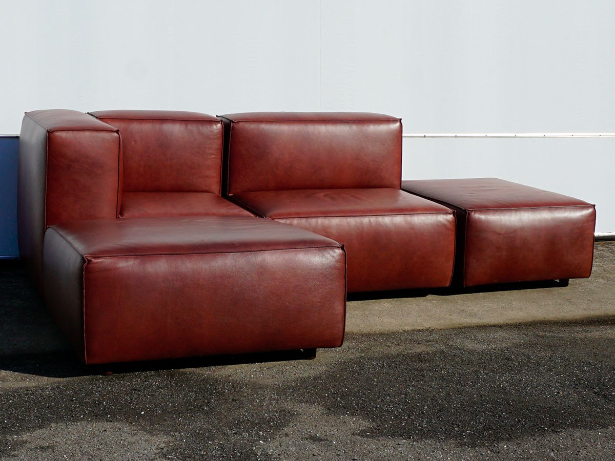 RE : Store Fixture UNITED ARROWS LTD. Leather Sectional Sofas SET