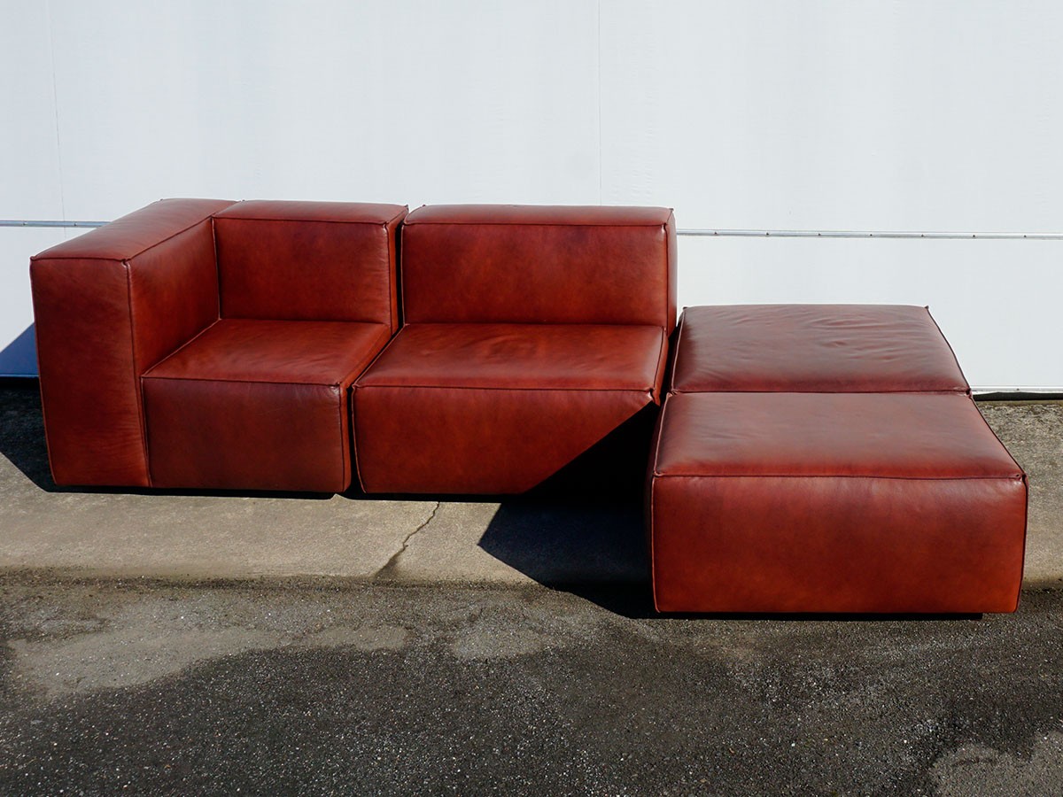 RE : Store Fixture UNITED ARROWS LTD. Leather Sectional Sofas SET