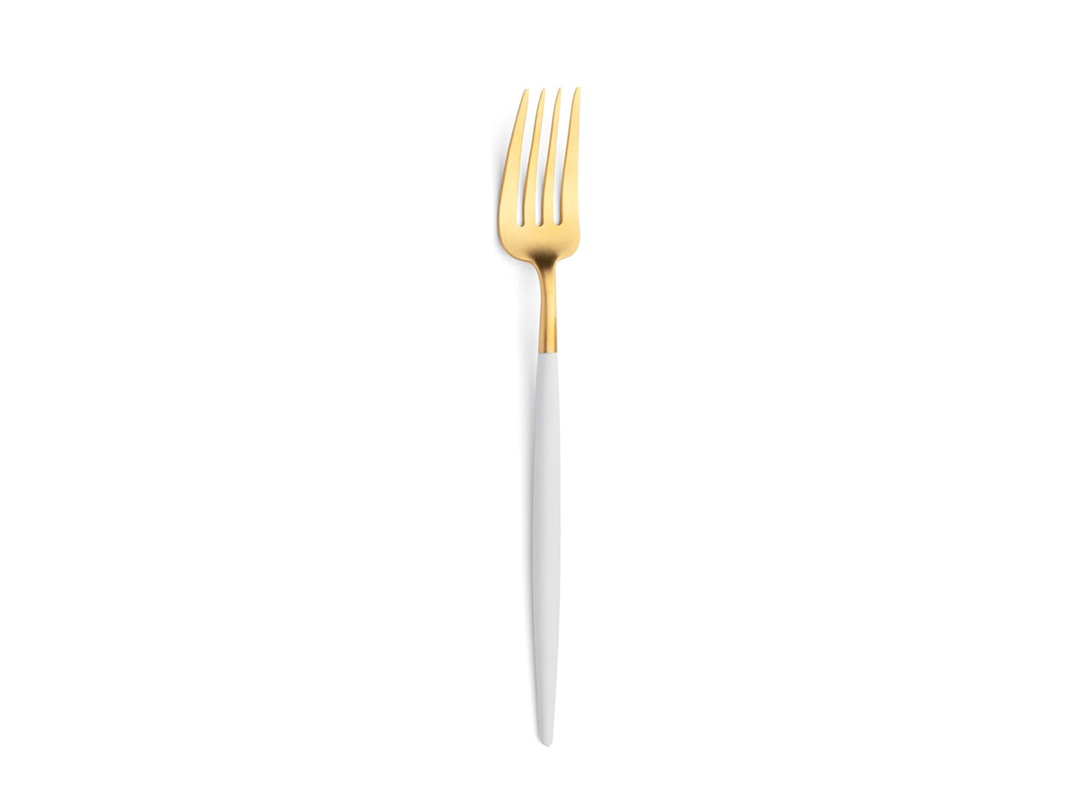 Cutipol GOA Cutlery Set / クチポール ゴア ディナー6本セット（ホワイト × ゴールド） （食器・テーブルウェア > カトラリー） 9