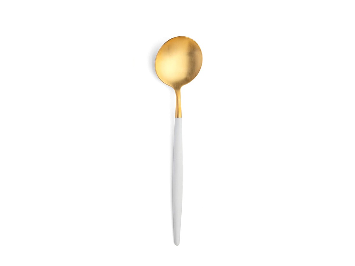 Cutipol GOA Cutlery Set / クチポール ゴア ディナー6本セット（ホワイト × ゴールド） （食器・テーブルウェア > カトラリー） 8