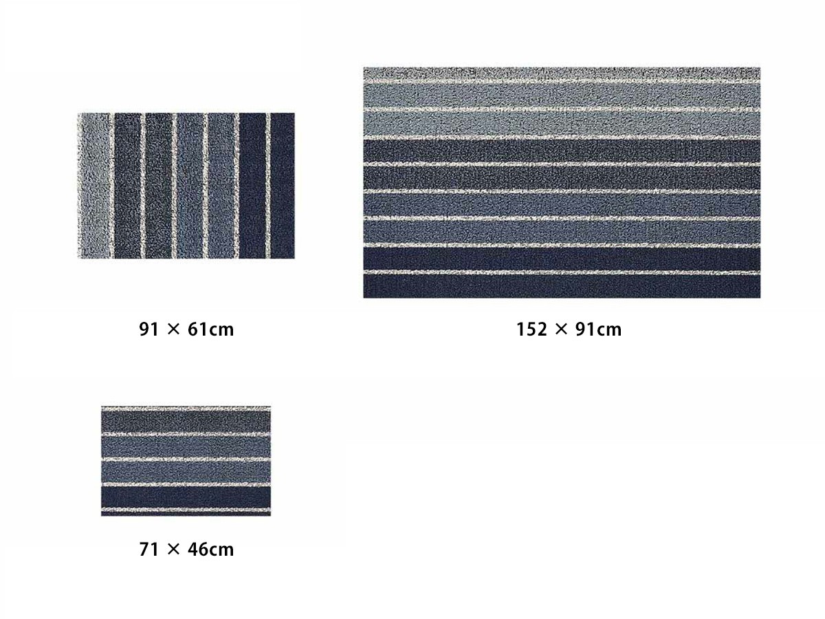 chilewich Block Stripe Shag Mat / チルウィッチ ブロックストライプ シャグマット （ラグ・カーペット > ラグ・カーペット・絨毯） 24