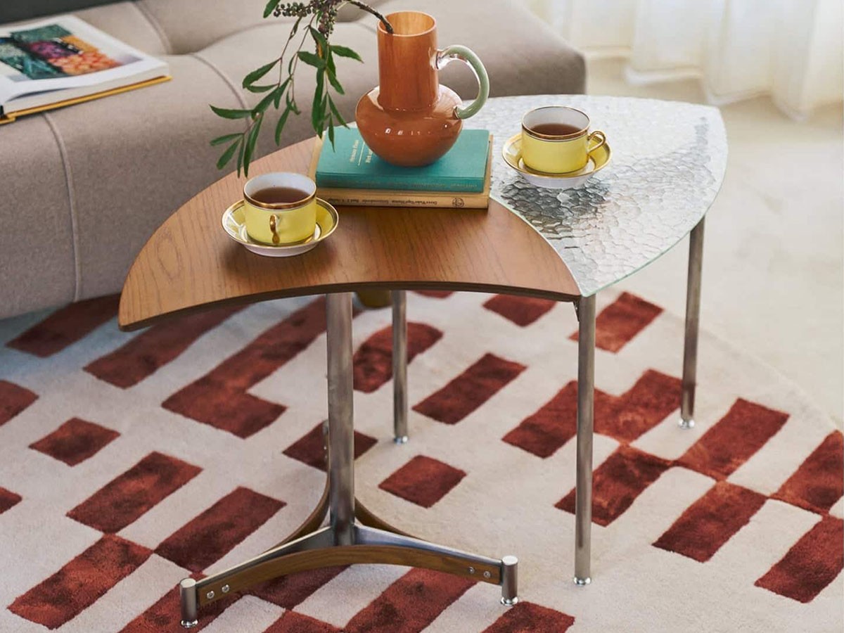 JOURNAL STANDARD FURNITURE ROSCO LEAF TABLE / ジャーナルスタンダードファニチャー ロスコ リーフテーブル ガラス天板 （テーブル > サイドテーブル） 5