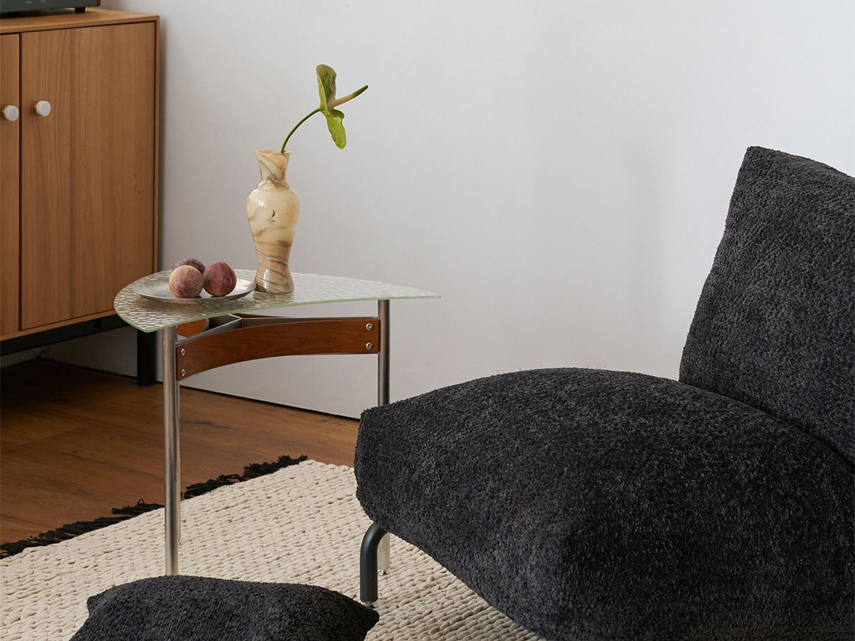 JOURNAL STANDARD FURNITURE ROSCO LEAF TABLE / ジャーナルスタンダードファニチャー ロスコ リーフテーブル ガラス天板 （テーブル > サイドテーブル） 2
