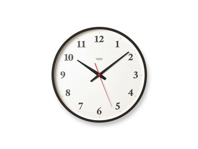 ダークブラウンの壁掛け時計 - インテリア・家具通販【FLYMEe】