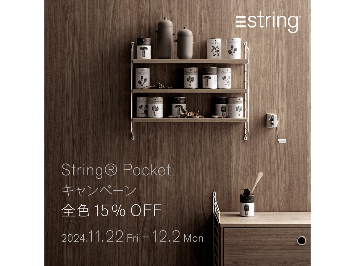 String Furniture String Pocket / ストリングファニチャー ストリング ポケット ウッド （収納家具 > 壁掛け収納） 5