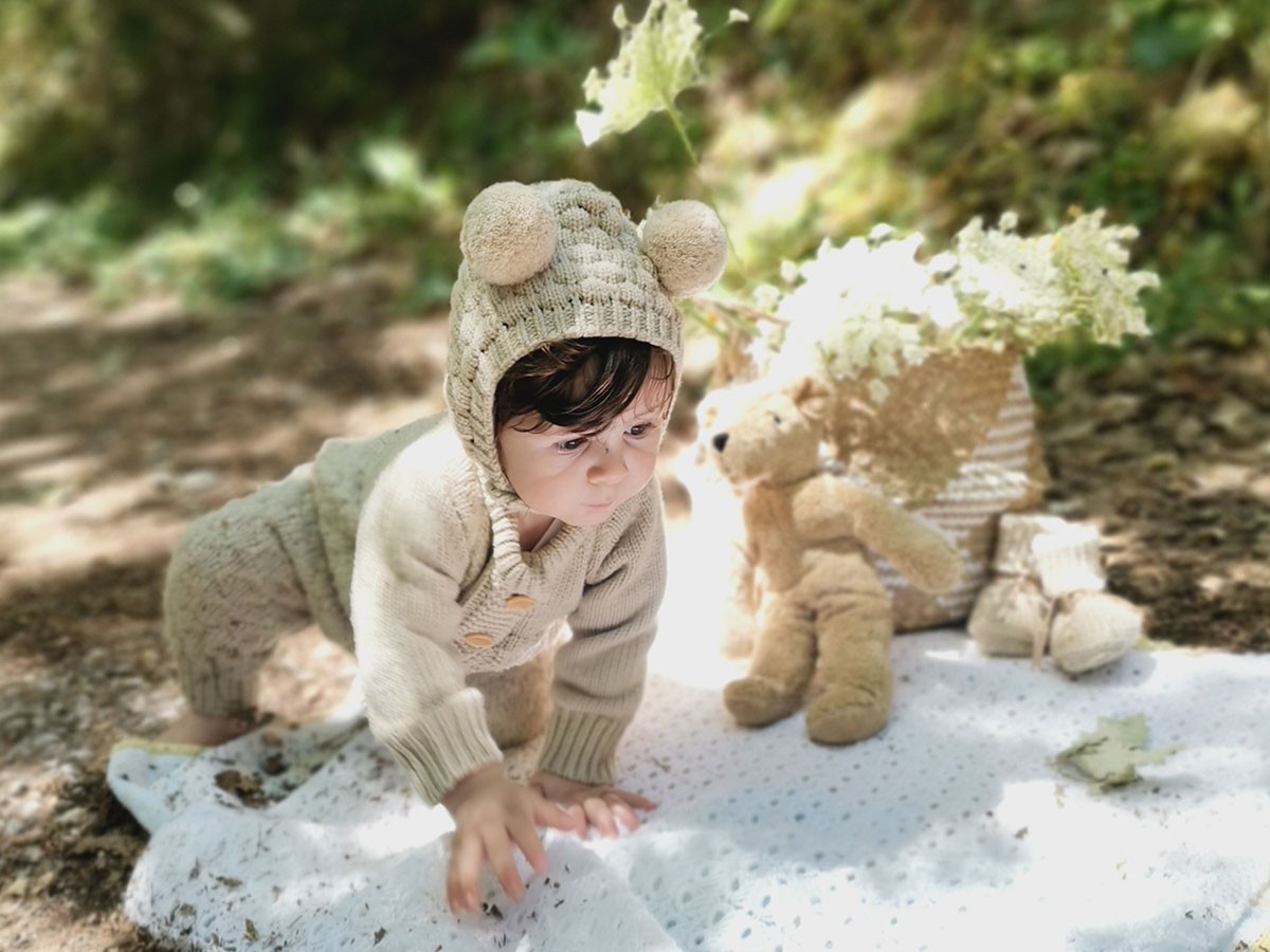 SENGER Naturwelt Floppy Animal Bear / ゼンガーナチュウェルト フロッピーアニマル ベア S（ベージュ） （キッズ家具・ベビー用品 > おもちゃ・玩具） 4