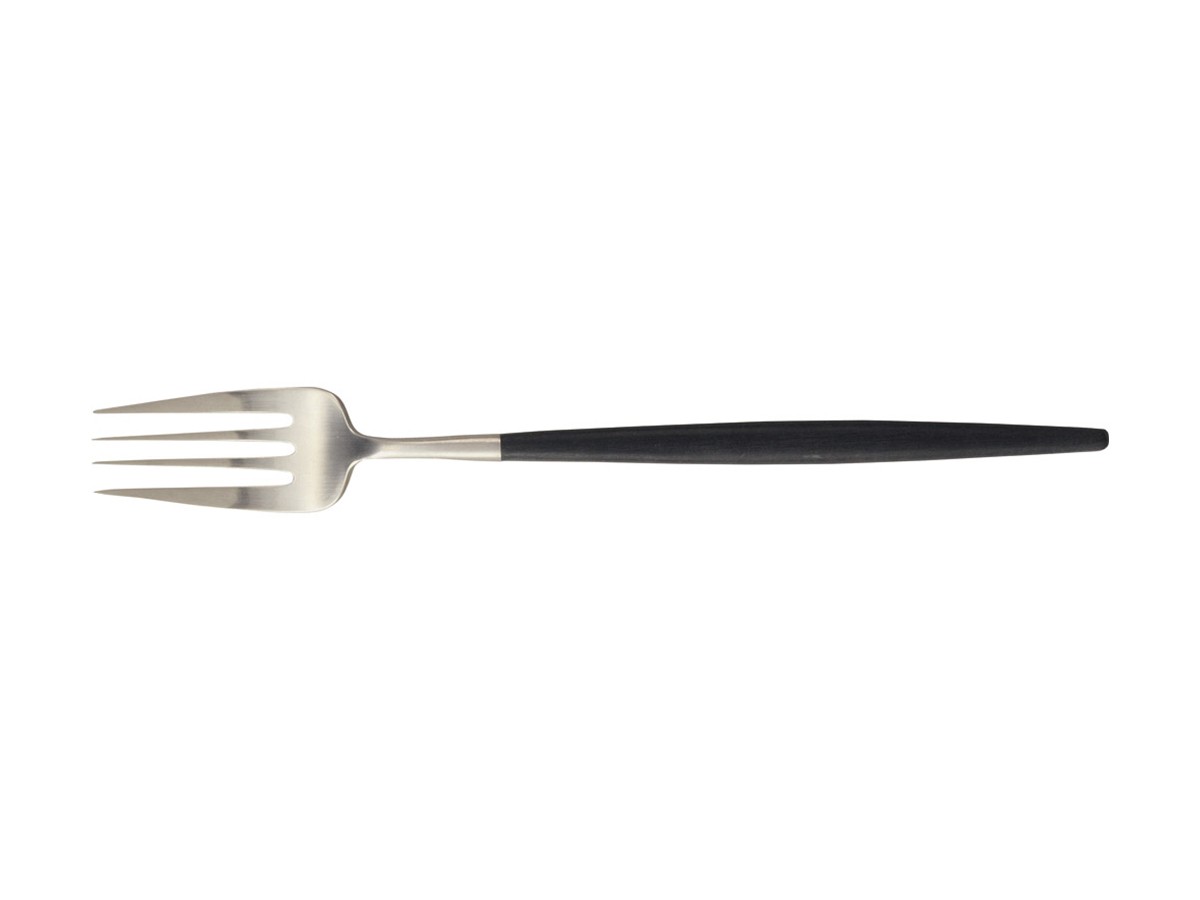 Cutipol GOA Table Fork / クチポール ゴア テーブルフォーク（ブラック × シルバー） （食器・テーブルウェア > カトラリー） 2