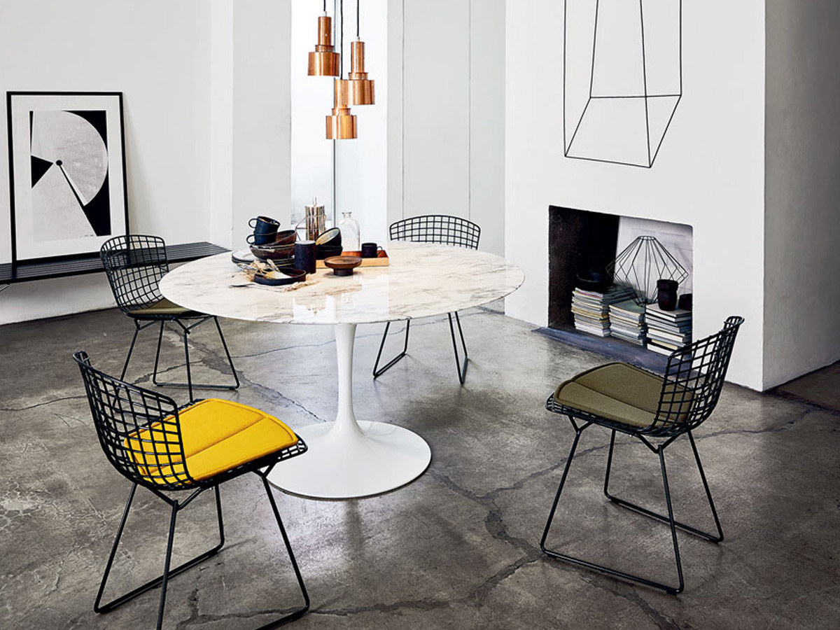 Knoll Bertoia Collection Side Chair with Seat Pad / ノル ベルトイア コレクション サイド