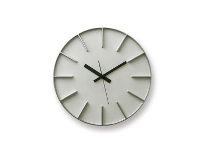 シルバーの壁掛け時計 - インテリア・家具通販【FLYMEe】