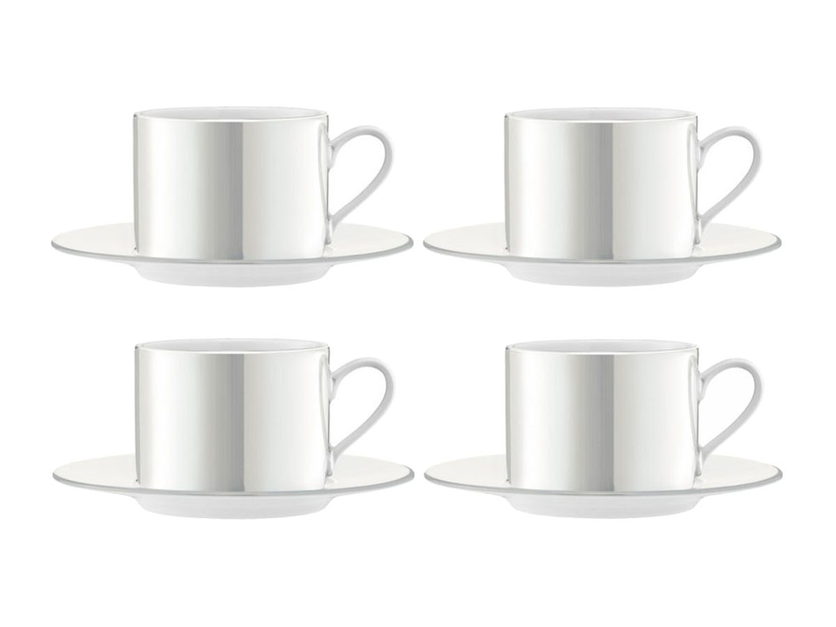 LSA International PEARL TEA / COFFEE CUP & SAUCER SET4 / エルエスエー インターナショナル パール ティー / コーヒーカップ&ソーサー 4客セット （食器・テーブルウェア > コーヒーカップ・ティーカップ） 1