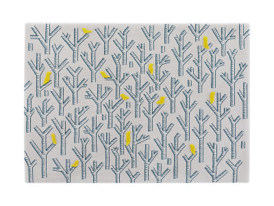 山形緞通 DESIGNERS LINE birds in the forest / やまがた