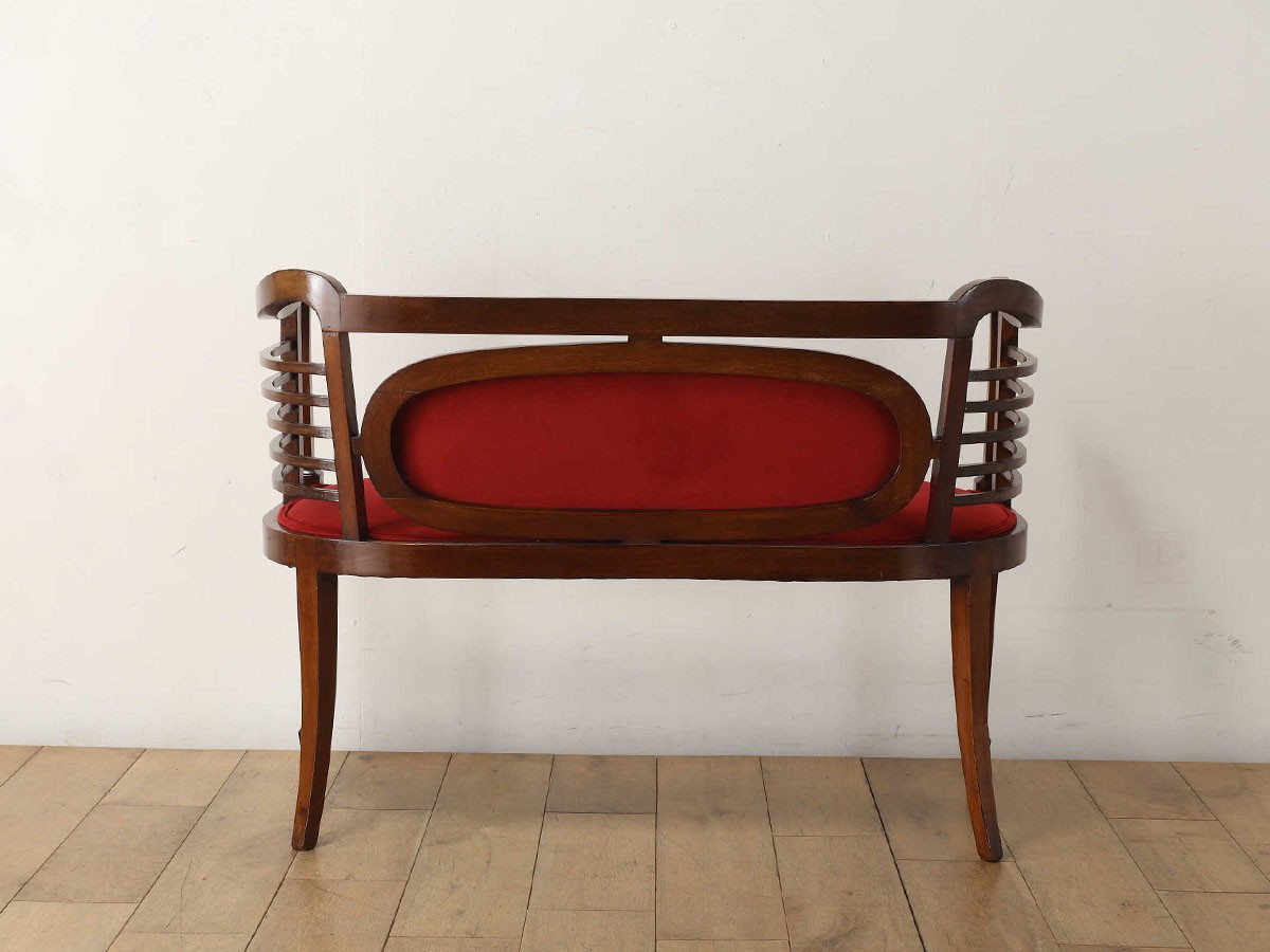 Lloyd's Antiques Real Antique 
Edwardian Settee / ロイズ・アンティークス 英国アンティーク家具
エドウォーディアンセティ QL001073 （チェア・椅子 > ベンチ） 4