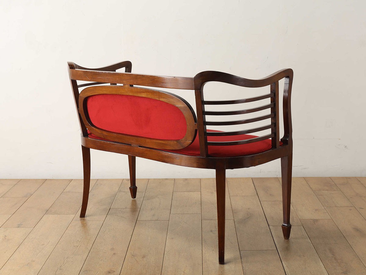Lloyd's Antiques Real Antique 
Edwardian Settee / ロイズ・アンティークス 英国アンティーク家具
エドウォーディアンセティ QL001073 （チェア・椅子 > ベンチ） 3