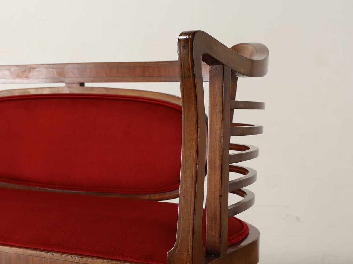 Lloyd's Antiques Real Antique 
Edwardian Settee / ロイズ・アンティークス 英国アンティーク家具
エドウォーディアンセティ QL001073 （チェア・椅子 > ベンチ） 14