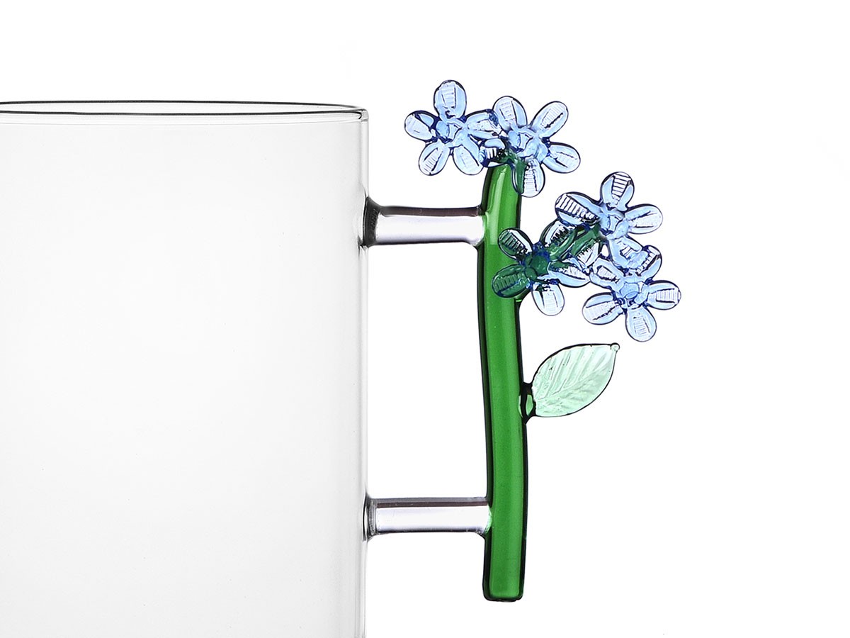 ICHENDORF MILANO Botanica Mug 
Light Blue Flower / イッケンドルフ・ミラノ ボタニカ マグ 
ライトブルーフラワー 450ml （食器・テーブルウェア > マグカップ） 2