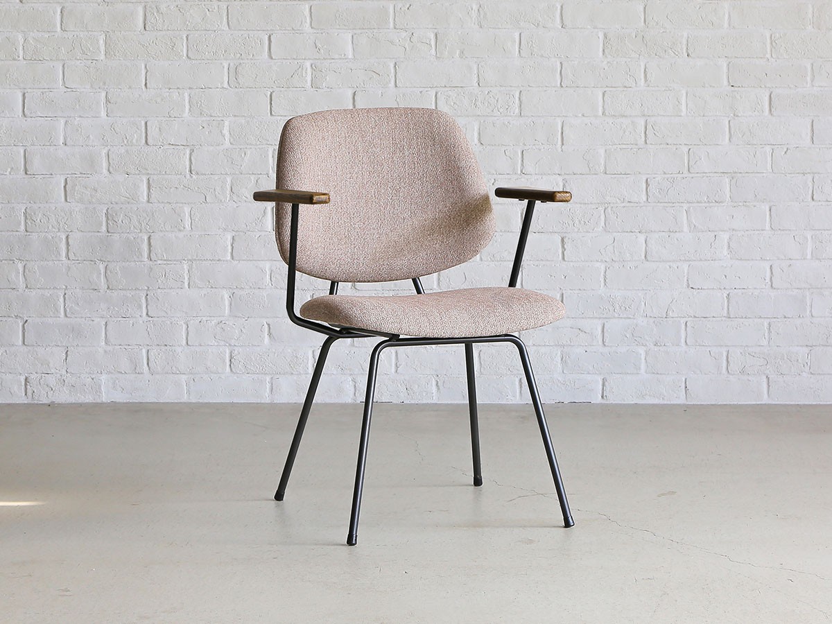 Knot antiques ABOCK CHAIR / ノットアンティークス アボック チェア 肘付（ファブリック / ブラックフレーム） （チェア・椅子 > ダイニングチェア） 10