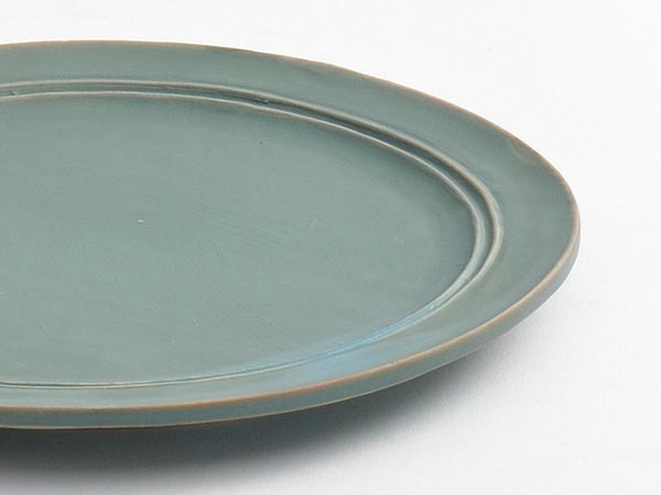 MISHIM POTTERY CREATION StiLL round plate S / ミシンポタリークリエイション スティル ラウンドプレート S（錆浅葱） （食器・テーブルウェア > 皿・プレート） 28