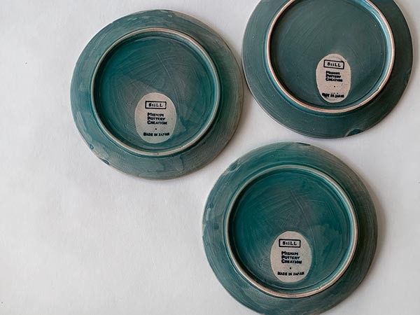 MISHIM POTTERY CREATION StiLL round plate S / ミシンポタリークリエイション スティル ラウンドプレート S（錆浅葱） （食器・テーブルウェア > 皿・プレート） 30