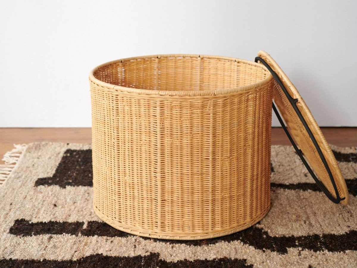 JOURNAL STANDARD FURNITURE ROTIN STORAGE STOOL / ジャーナル