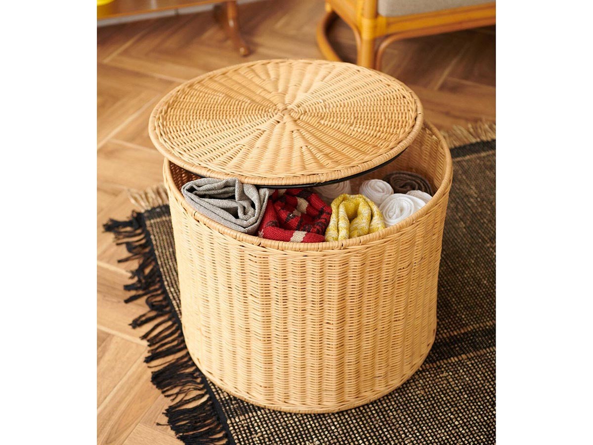 JOURNAL STANDARD FURNITURE ROTIN STORAGE STOOL / ジャーナルスタンダードファニチャー ロティン ストレージスツール （チェア・椅子 > スツール） 5