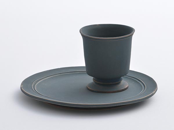 MISHIM POTTERY CREATION StiLL goblet / ミシンポタリークリエイション スティル ゴブレット（藍墨茶） （食器・テーブルウェア > タンブラー・グラス） 17