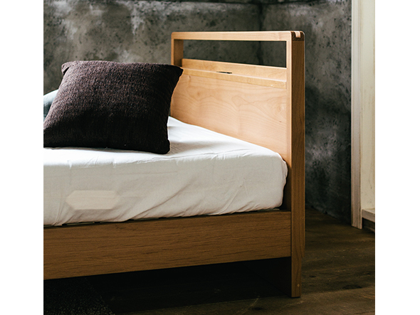 Bed Frame / ベッドフレーム e22013（ウォールナット） （ベッド > シングルベッド） 8