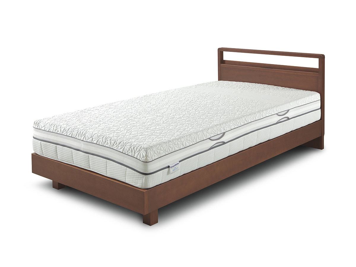 Bed Frame / ベッドフレーム e22013（ウォールナット） （ベッド > シングルベッド） 1