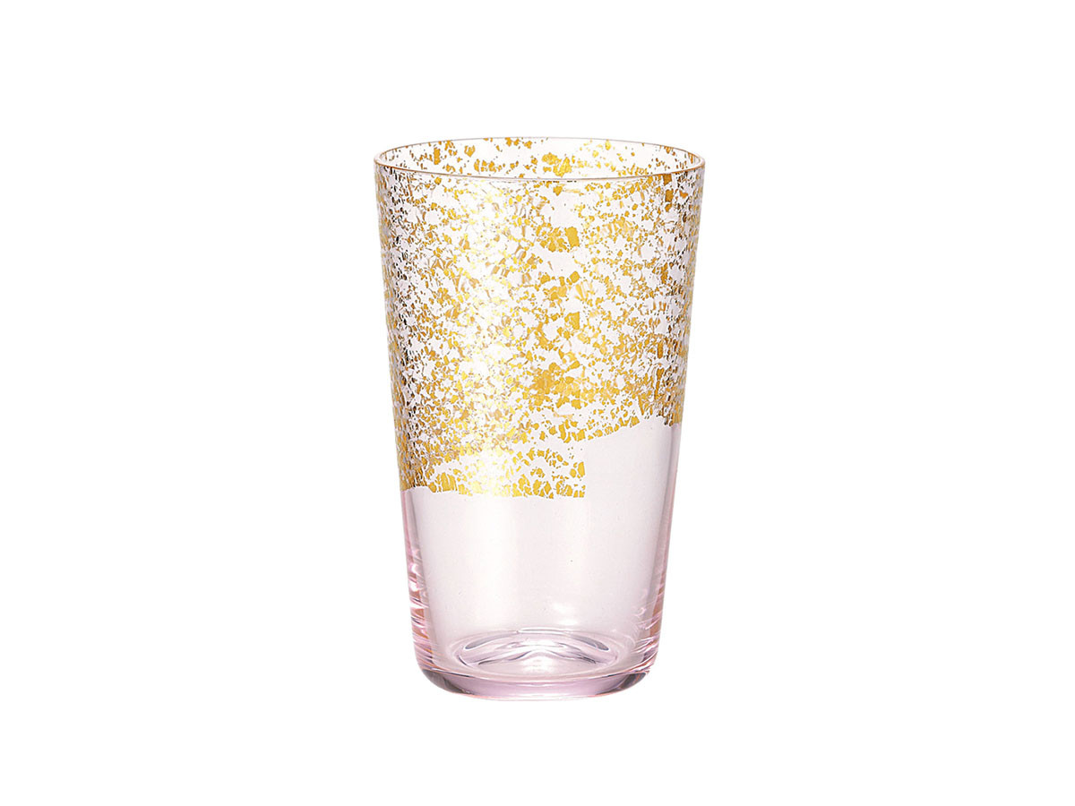 東洋佐々木ガラス KINHARI Glass / とうようささきガラス 江戸硝子 金玻璃 冷酒杯（天空 / 桜色） （食器・テーブルウェア > タンブラー・グラス） 1
