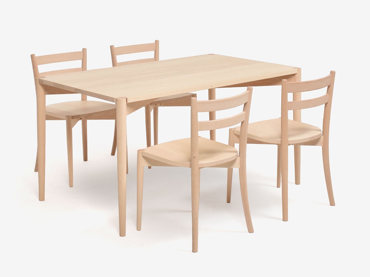 秋田木工 LYKKE Dining Table / あきたもっこう リュッケ ダイニングテーブル  幅135cm （テーブル > ダイニングテーブル） 6