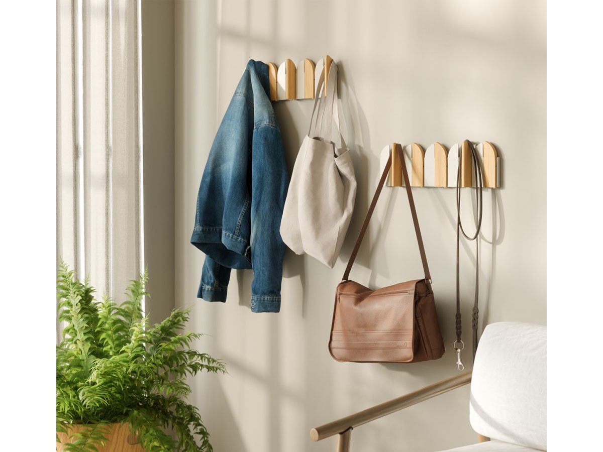 Umbra Saloon Hook / アンブラ サルーン フック 5連 （ハンガーラック・コートハンガー > ウォールフック） 7
