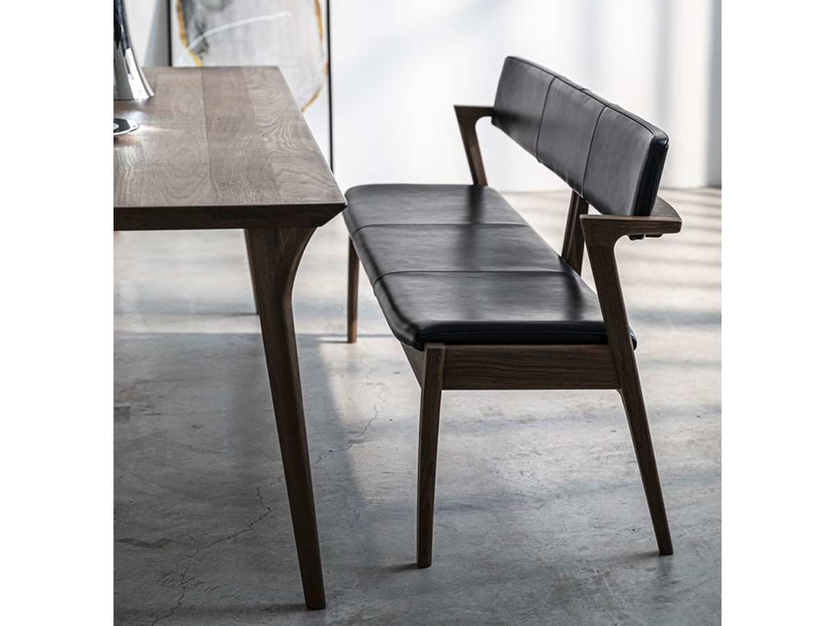 FUJI FURNITURE Koti Bench / 冨士ファニチア コティ 背付3人掛け