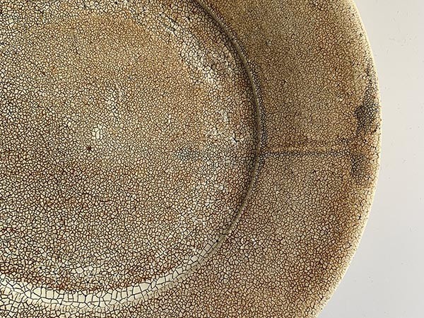 MISHIM POTTERY CREATION fractal cake plate + stand / ミシンポタリークリエイション フラクタル ケーキプレート + スタンド（サビ） （食器・テーブルウェア > 皿・プレート） 15