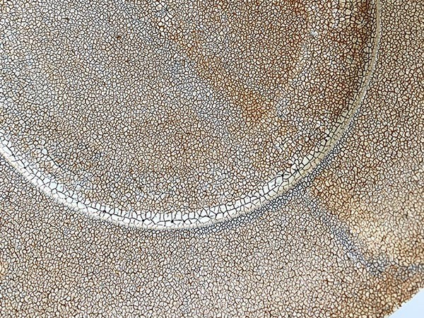 MISHIM POTTERY CREATION fractal cake plate + stand / ミシンポタリークリエイション フラクタル ケーキプレート + スタンド（サビ） （食器・テーブルウェア > 皿・プレート） 16