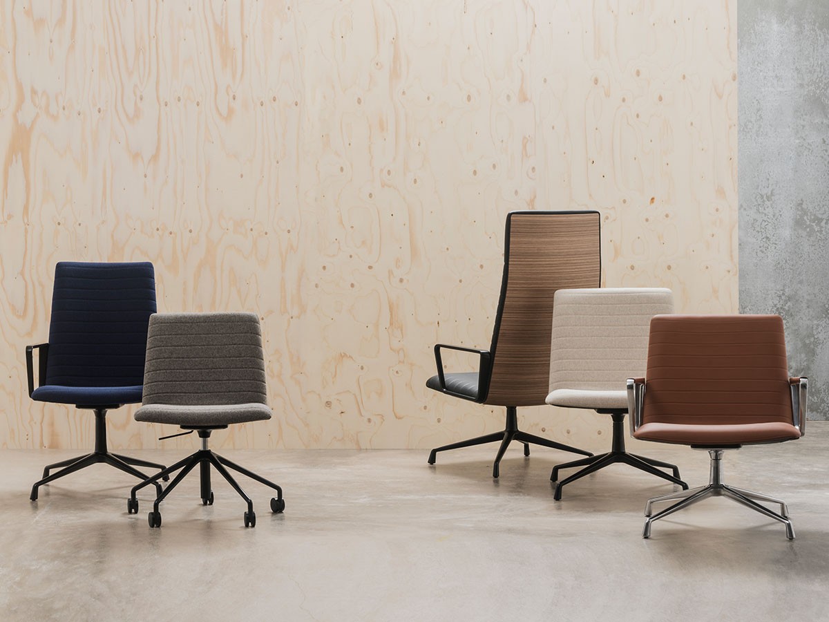 Andreu World Flex Executive High Back Lounge Chair with Arms / アンドリュー・ワールド フレックス エグゼクティブ BU1895
ハイバック ラウンジチェア アーム付 回転式スターベース （チェア・椅子 > オフィスチェア・デスクチェア） 6