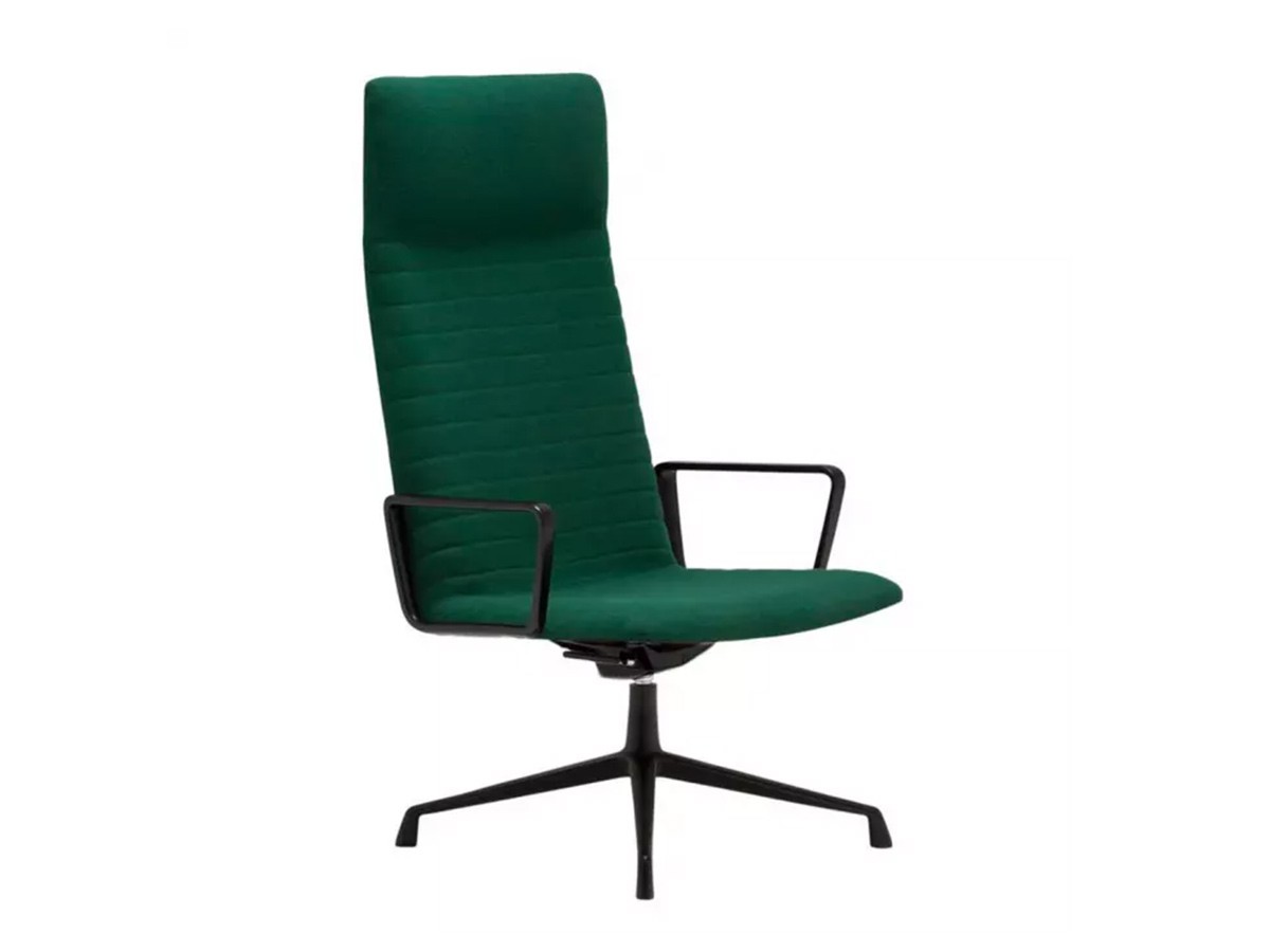 Andreu World Flex Executive High Back Lounge Chair with Arms