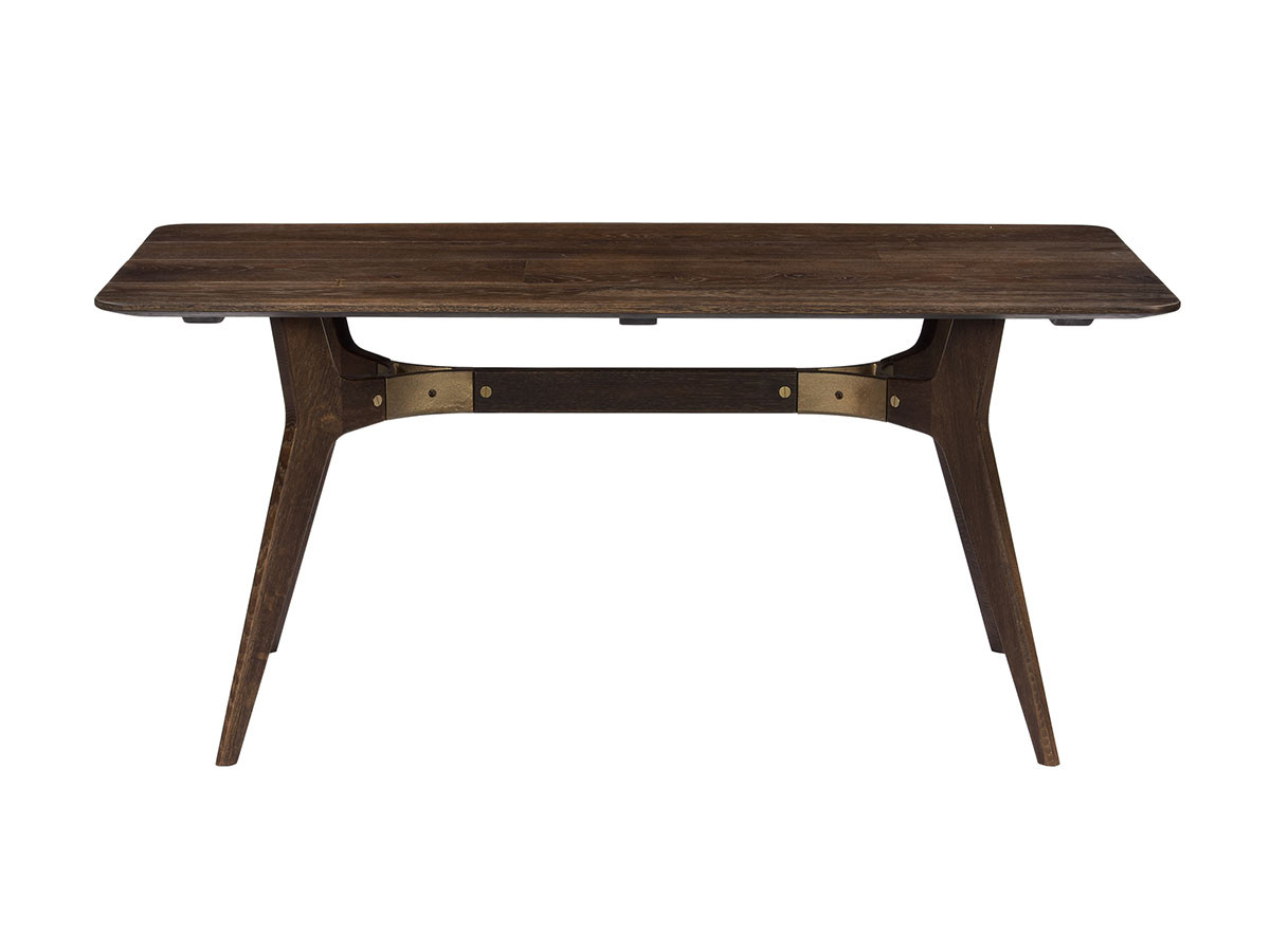 SQUARE ROOTS KIRI DINING TABLE / スクエアルーツ キリ ダイニングテーブル（シアードオーク × ブロンズ） -  インテリア・家具通販【FLYMEe】