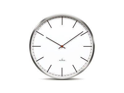 HUYGENS Wall clock one35 stainless steel white index / ホイヘンス