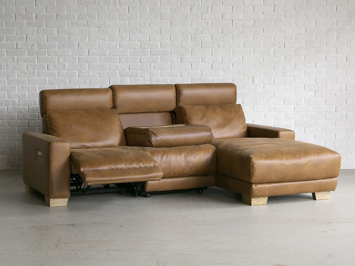 HERDES RECLINER SOFA / ハーデス リクライナーソファ 3つ割カウチ（レザーテックス） （ソファ > カウチソファ） 27