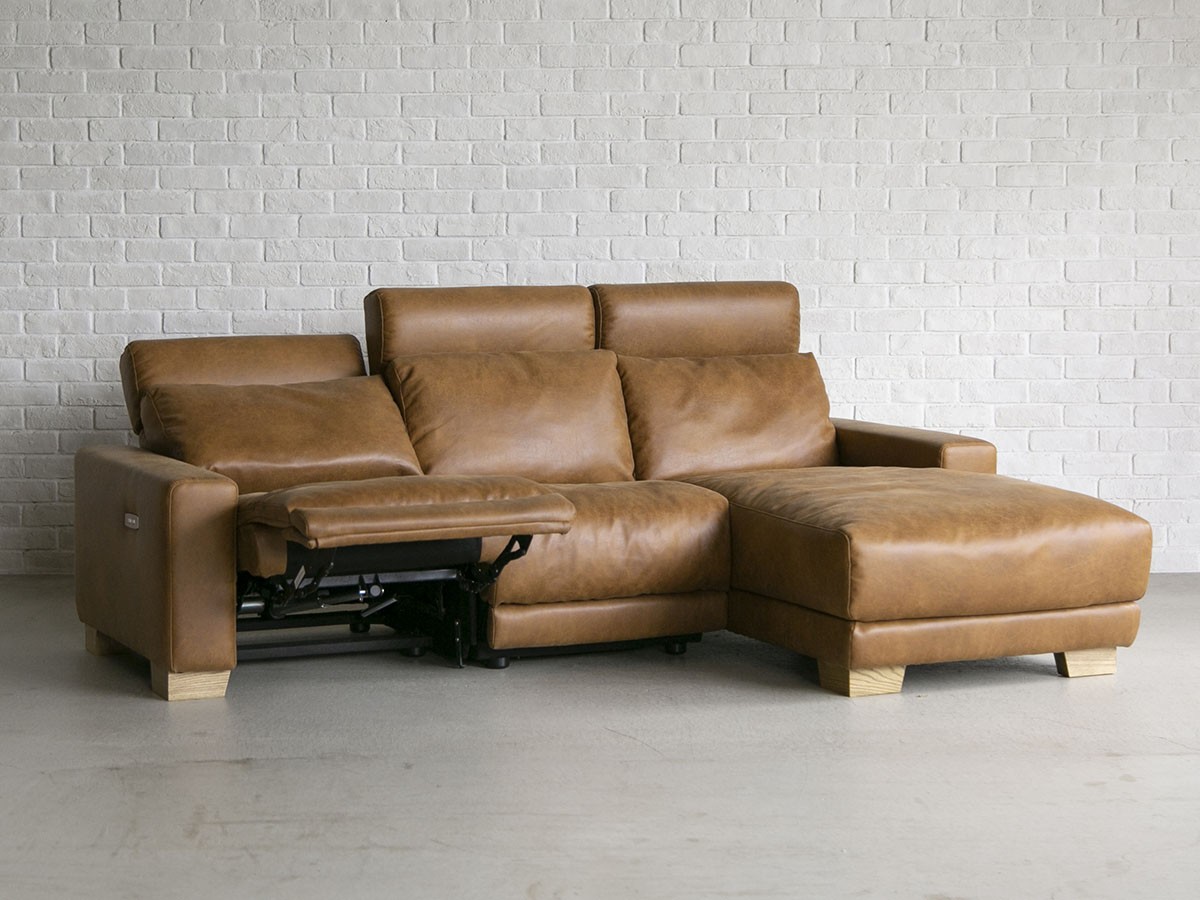 HERDES RECLINER SOFA / ハーデス リクライナーソファ 3つ割カウチ（レザーテックス） （ソファ > カウチソファ） 28