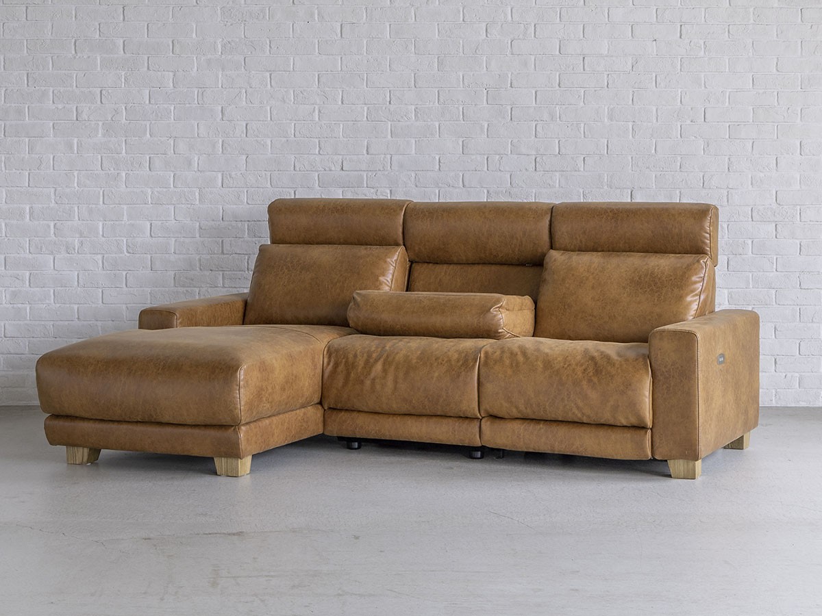 HERDES RECLINER SOFA / ハーデス リクライナーソファ 3つ割カウチ（レザーテックス） （ソファ > カウチソファ） 12