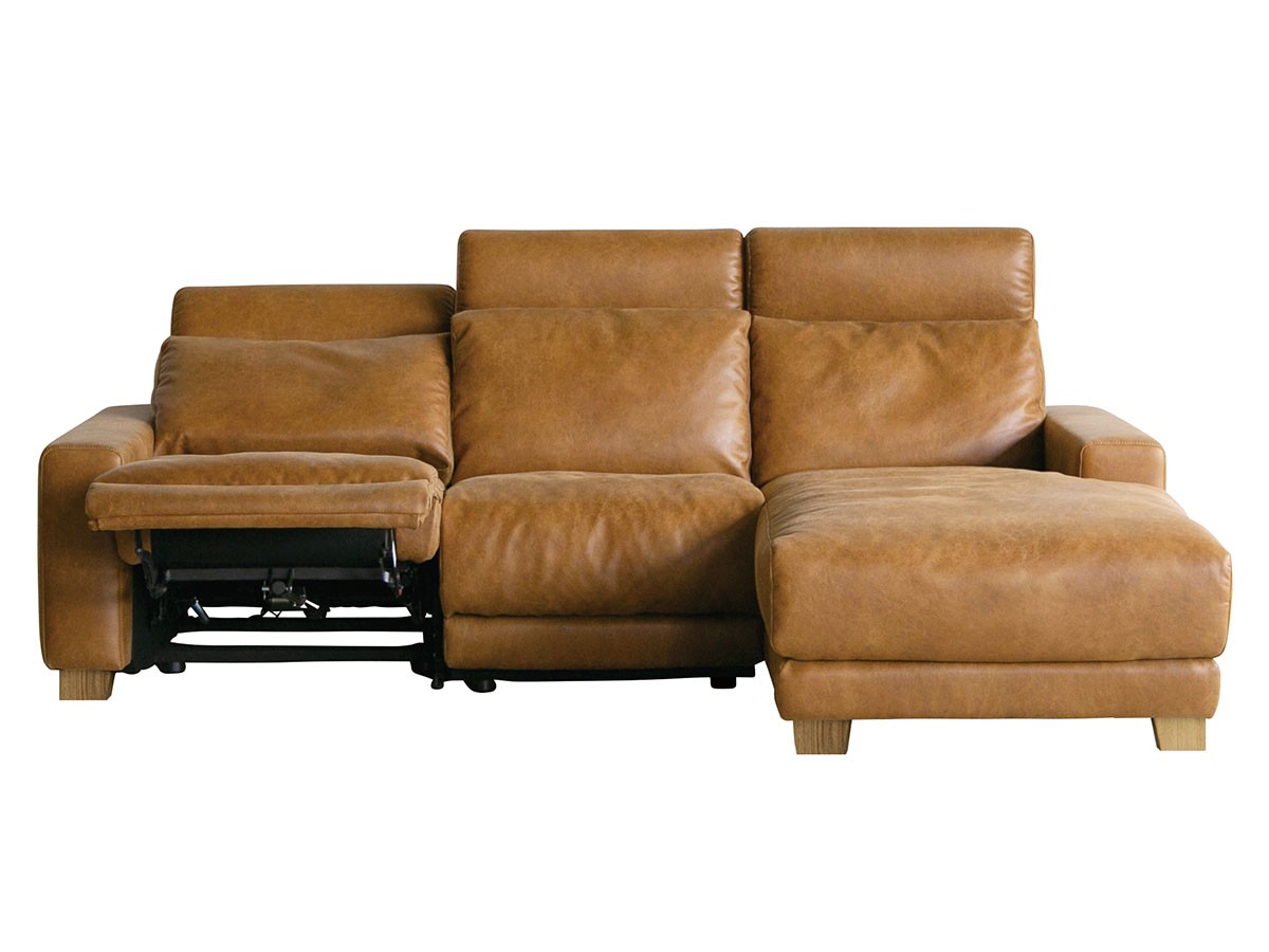 HERDES RECLINER SOFA / ハーデス リクライナーソファ 3つ割カウチ（レザーテックス） （ソファ > カウチソファ） 55