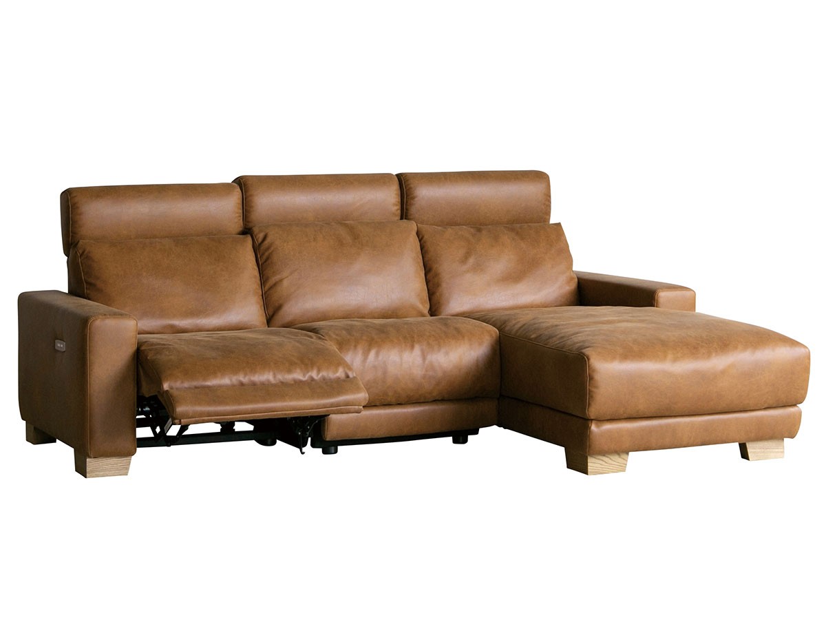 HERDES RECLINER SOFA / ハーデス リクライナーソファ 3つ割カウチ（レザーテックス） （ソファ > カウチソファ） 57
