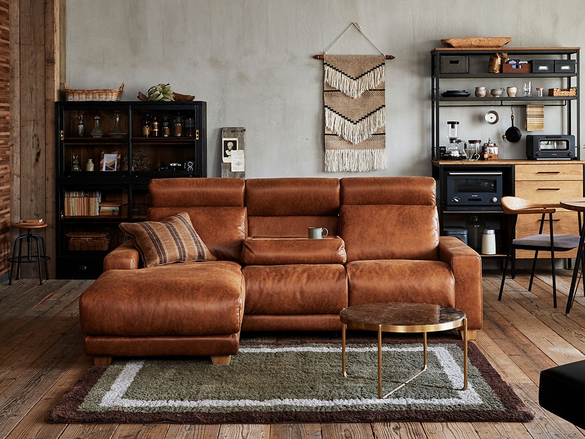 HERDES RECLINER SOFA / ハーデス リクライナーソファ 3つ割カウチ（レザーテックス） （ソファ > カウチソファ） 4