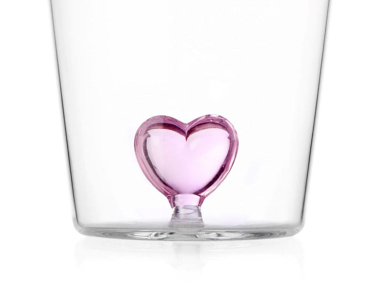 ICHENDORF MILANO Cuore Tumbler Pink Heart / イッケンドルフ・ミラノ クオーレ タンブラー ピンクハート 350ml （食器・テーブルウェア > タンブラー・グラス） 2