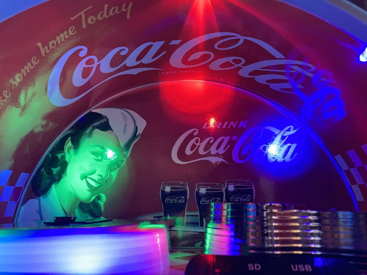 Coca-Cola BRAND Juke Box Style CD Player / コカ・コーラ ブランド ジュークボックススタイル CDプレーヤー PJC-JK7 （デザイン家電・オーディオ > スピーカー） 15