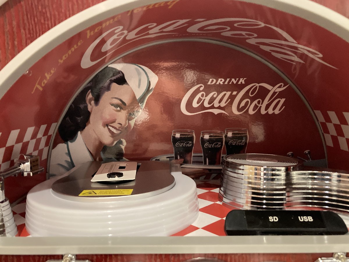 Coca-Cola BRAND Juke Box Style CD Player / コカ・コーラ ブランド ジュークボックススタイル CDプレーヤー PJC-JK7 （デザイン家電・オーディオ > スピーカー） 11