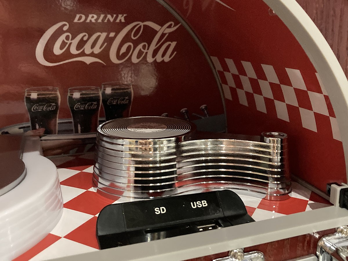 Coca-Cola BRAND Juke Box Style CD Player / コカ・コーラ ブランド ジュークボックススタイル CDプレーヤー PJC-JK7 （デザイン家電・オーディオ > スピーカー） 14