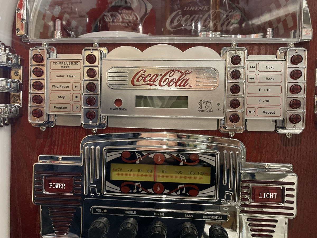 Coca-Cola BRAND Juke Box Style CD Player / コカ・コーラ ブランド ジュークボックススタイル CDプレーヤー PJC-JK7 （デザイン家電・オーディオ > スピーカー） 20